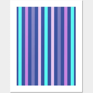 Colorful stripes background Posters and Art